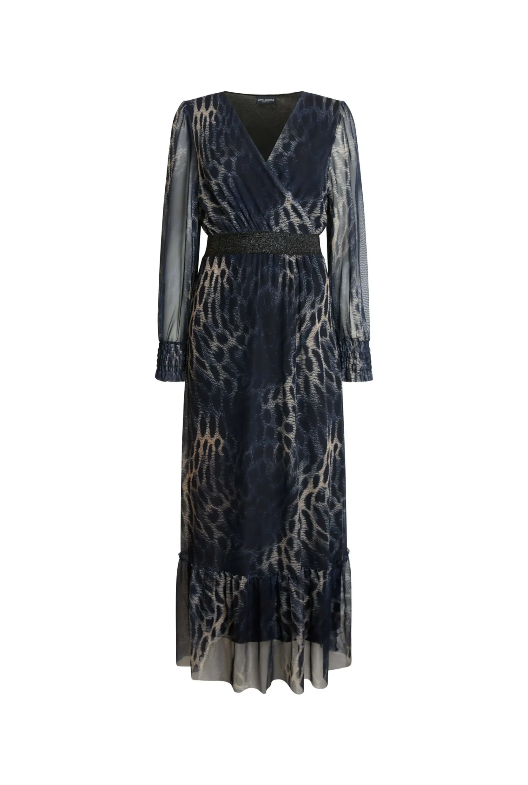 James Lakeland Maxi Tulle Navy Dress