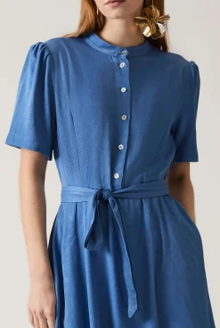 James Lakeland Midi Blue Day Dress