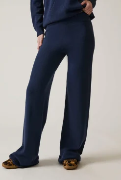 James Lakeland Navy Knitted Trousers