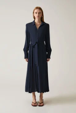 James Lakeland Navy Midi Dress