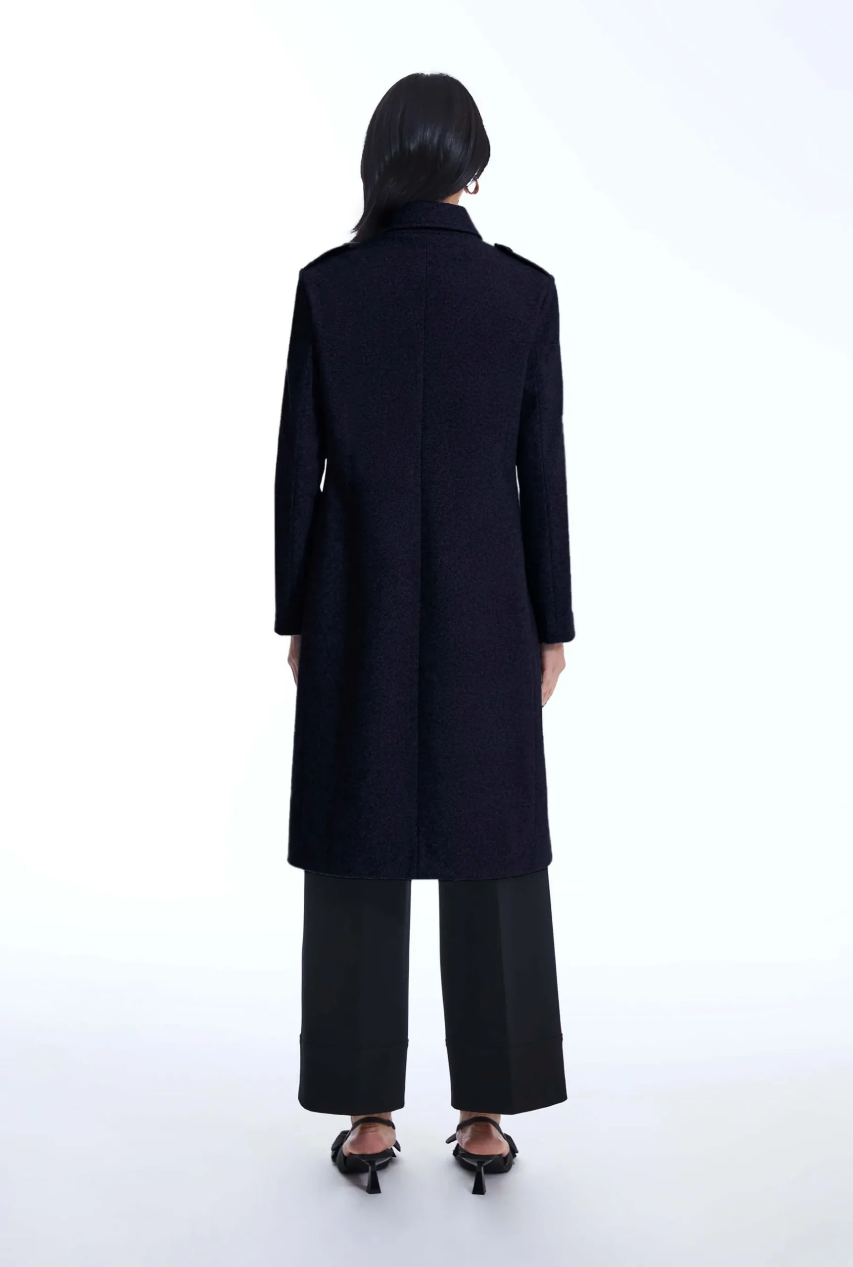 James Lakeland Navy Military Coat