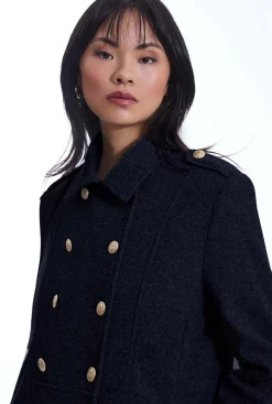 James Lakeland Navy Military Coat