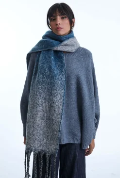 James Lakeland Ombre Blue Scarf