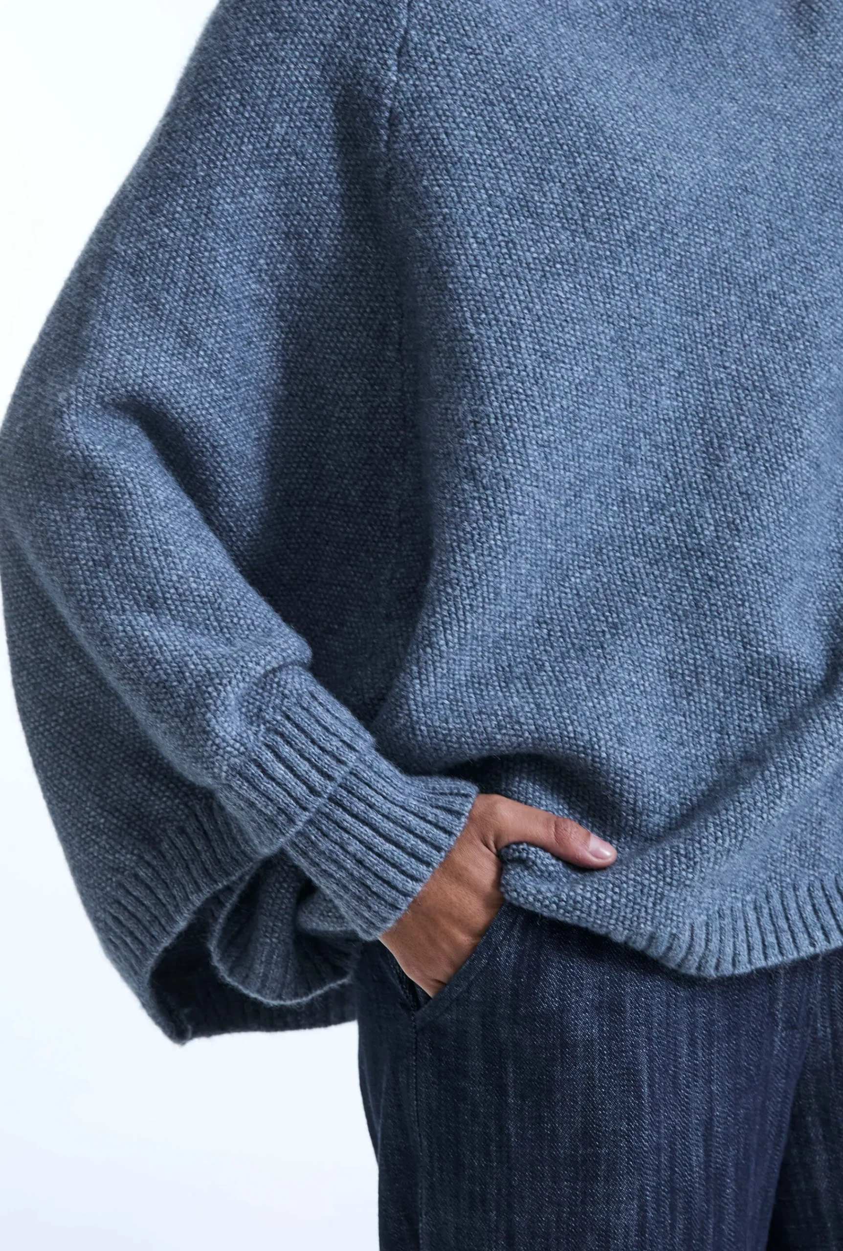 James Lakeland One Size Denim Pullover