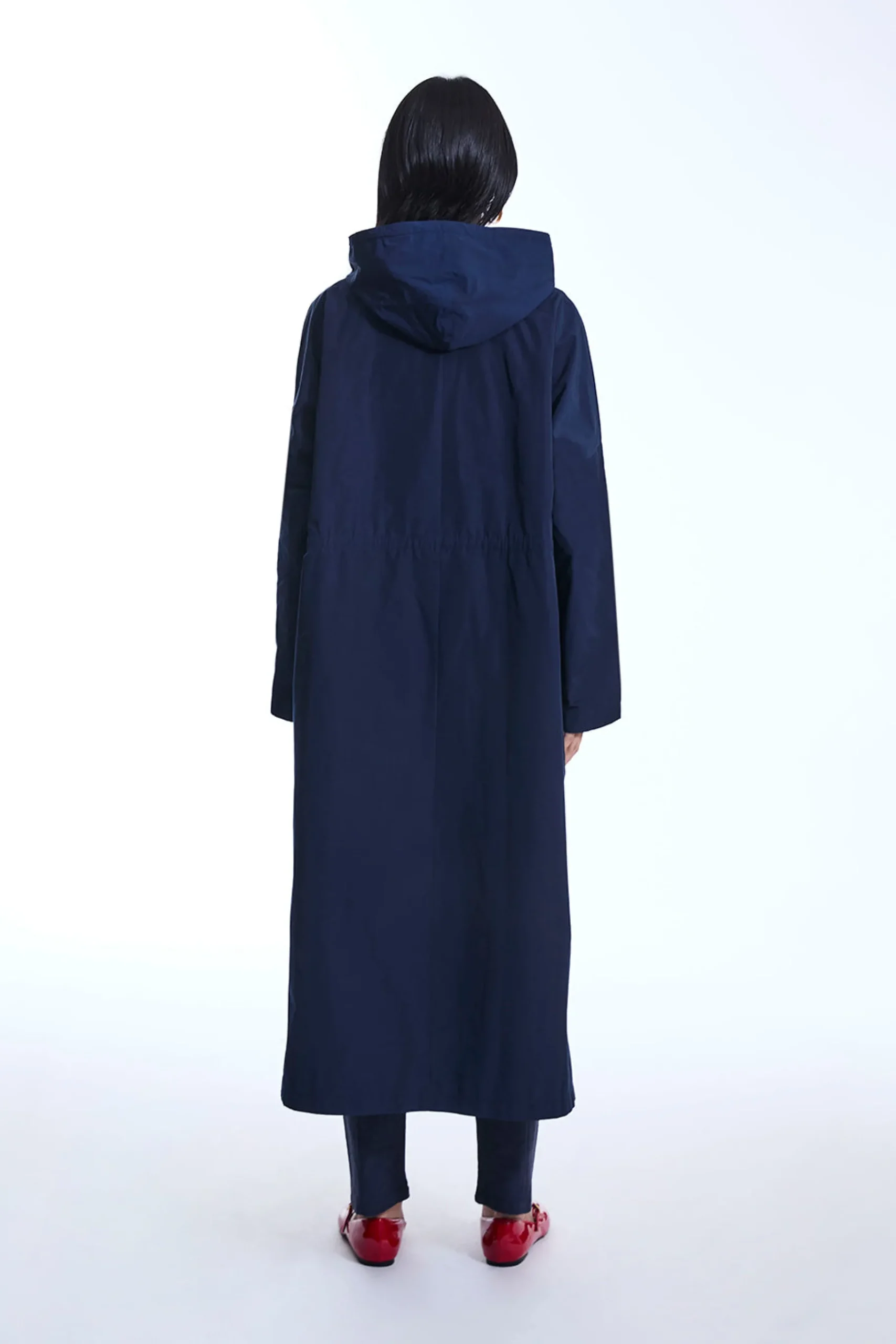 James Lakeland Oversized Navy Raincoat