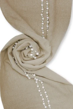 James Lakeland Pearl Beige Scarf