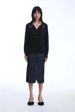 James Lakeland Pearl Black Jumper