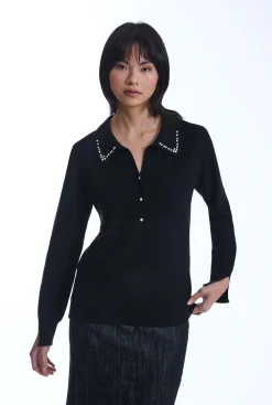 James Lakeland Pearl Black Jumper