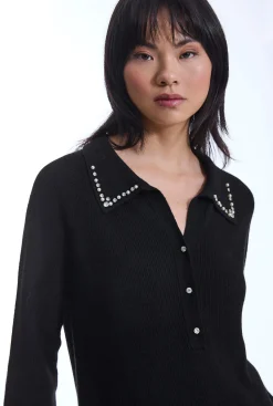 James Lakeland Pearl Black Jumper