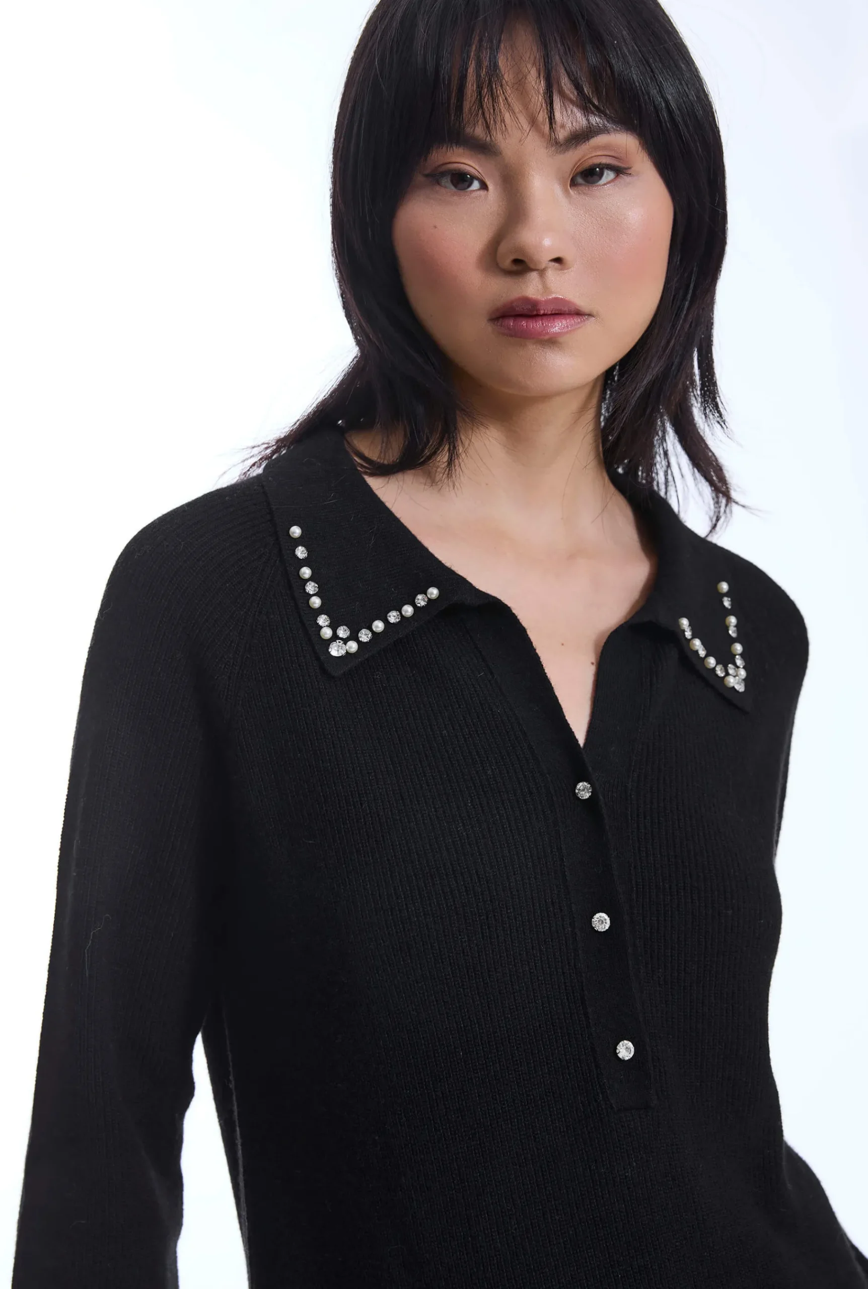 James Lakeland Pearl Black Jumper