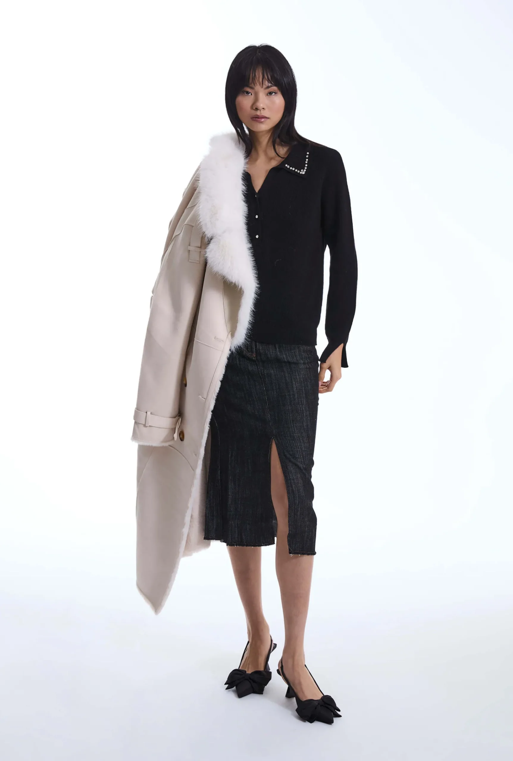 James Lakeland Pearl Black Jumper