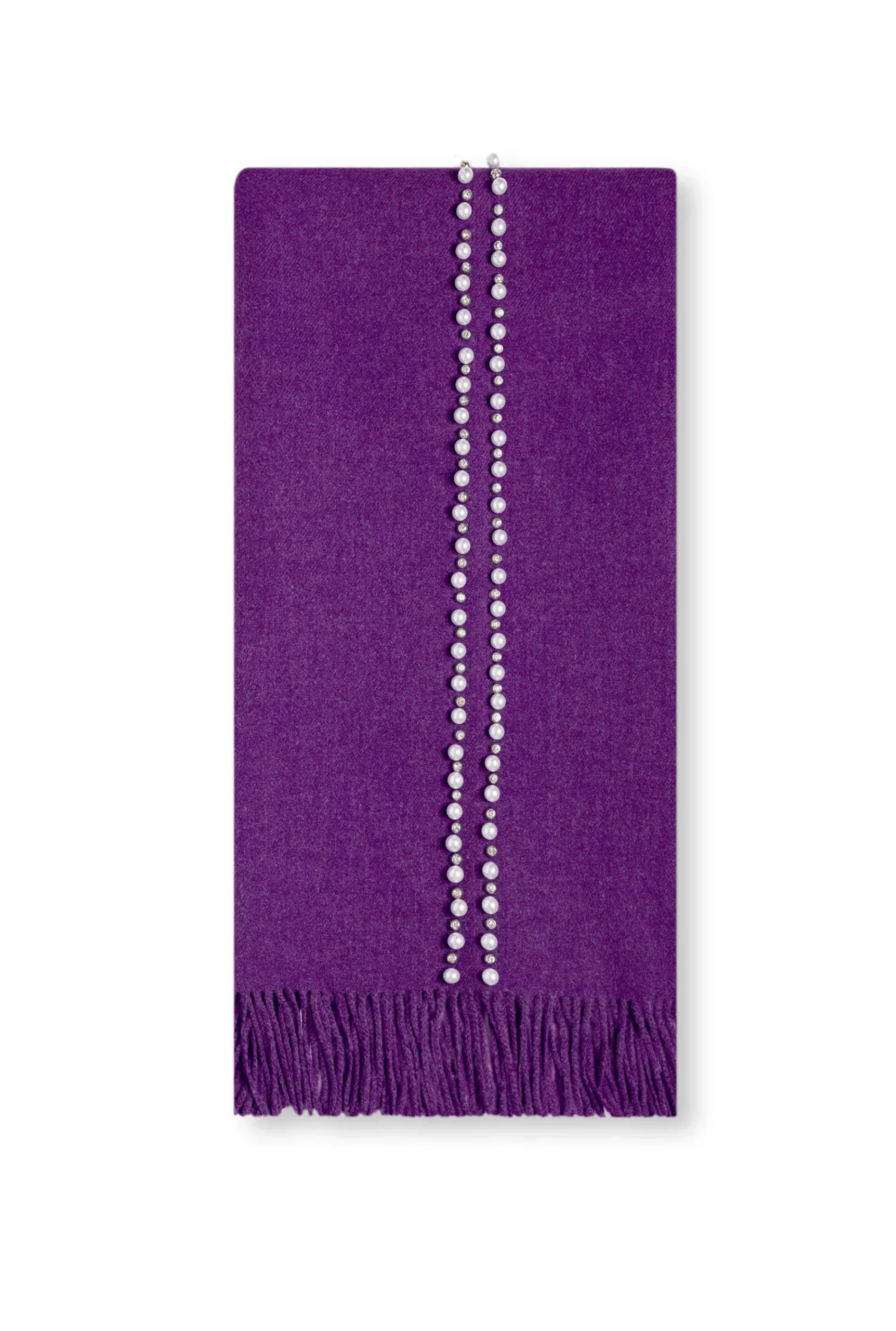 James Lakeland Pearl Purple Scarf