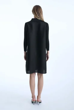 James Lakeland Pleated Black Dress