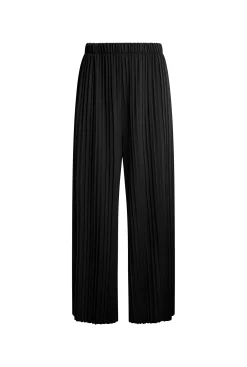 James Lakeland Pleated Black Trousers
