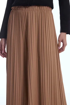 James Lakeland Pleated Camel Trousers