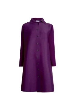James Lakeland Pleated Purple Dress