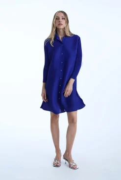 James Lakeland Pleated Royal Dress