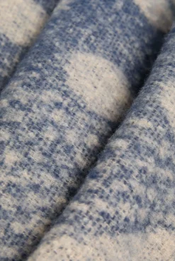 James Lakeland Polka Dot Blue Scarf
