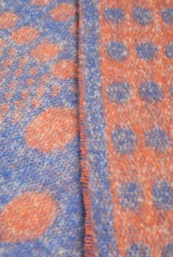 James Lakeland Polka Dot Orange Scarf
