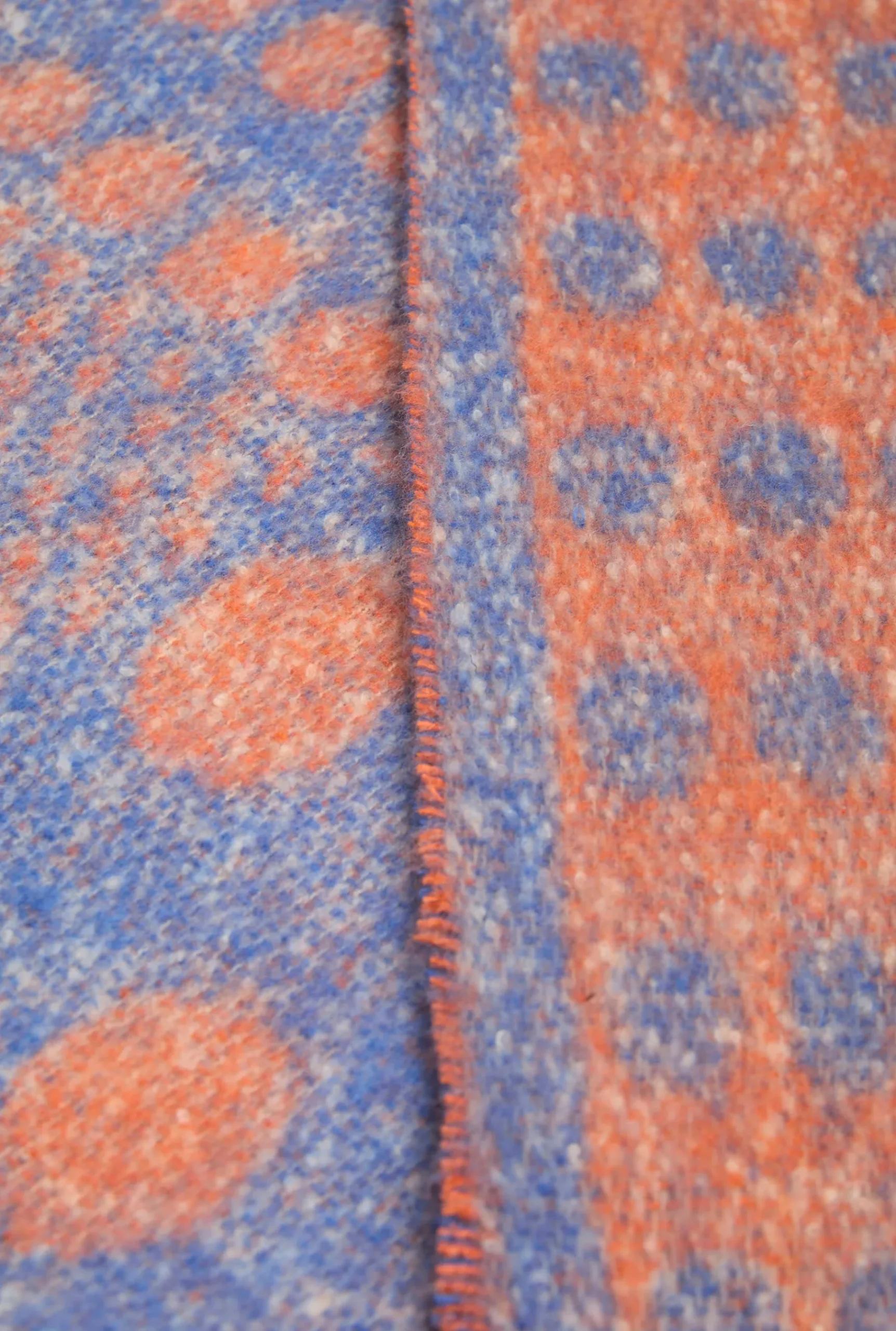 James Lakeland Polka Dot Orange Scarf