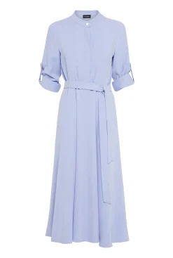James Lakeland Roll Sleeve Midi Dress Lilac