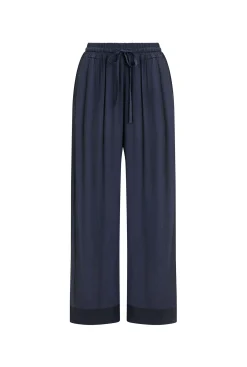 James Lakeland Satin Trim Wide Leg Joggers