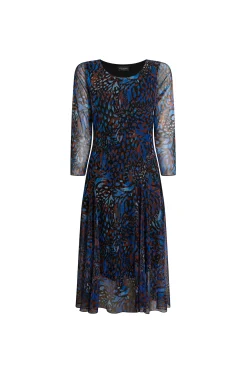 James Lakeland Sheer Printed Dress