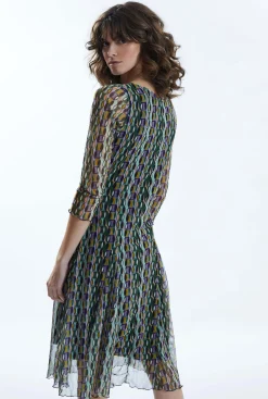 James Lakeland Sheer Sleeve Boho Dress