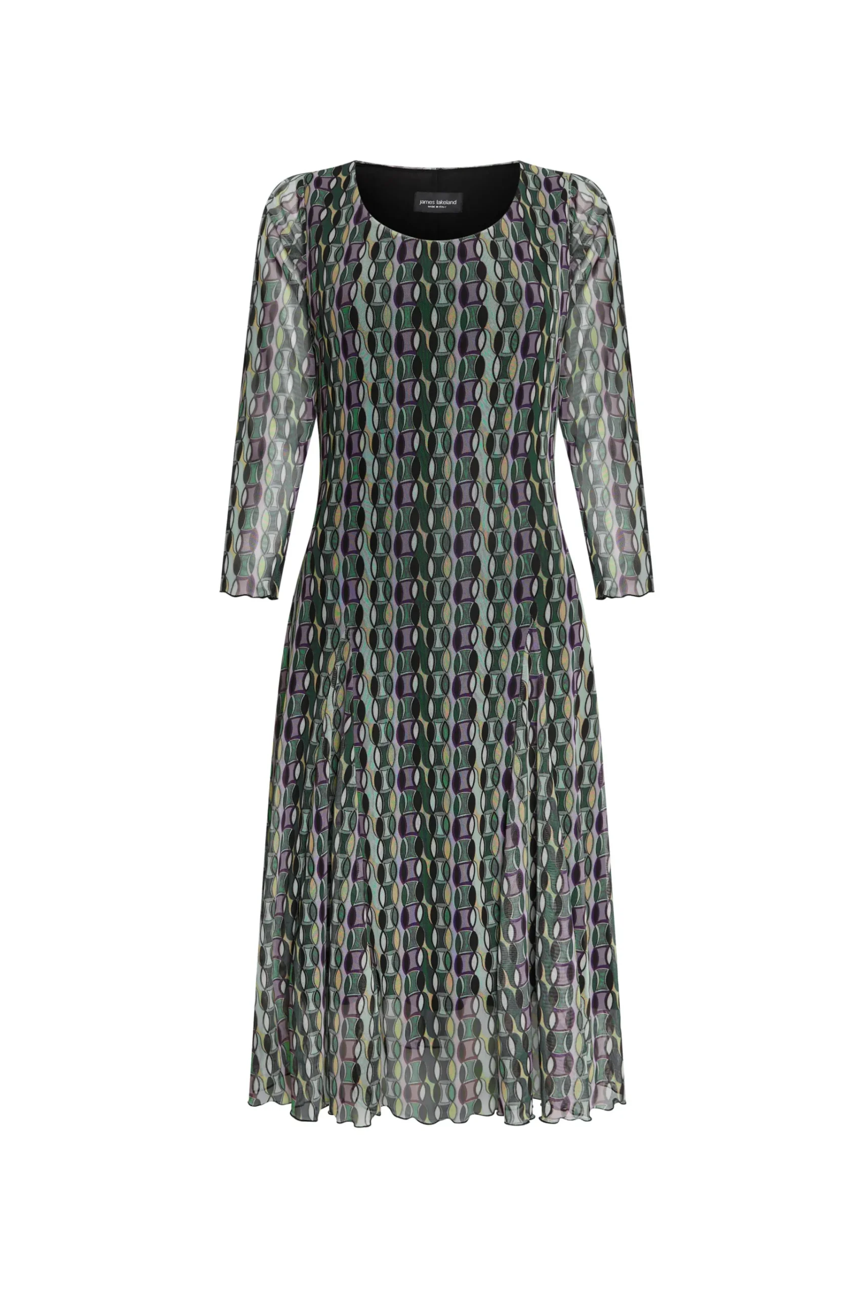 James Lakeland Sheer Sleeve Boho Dress