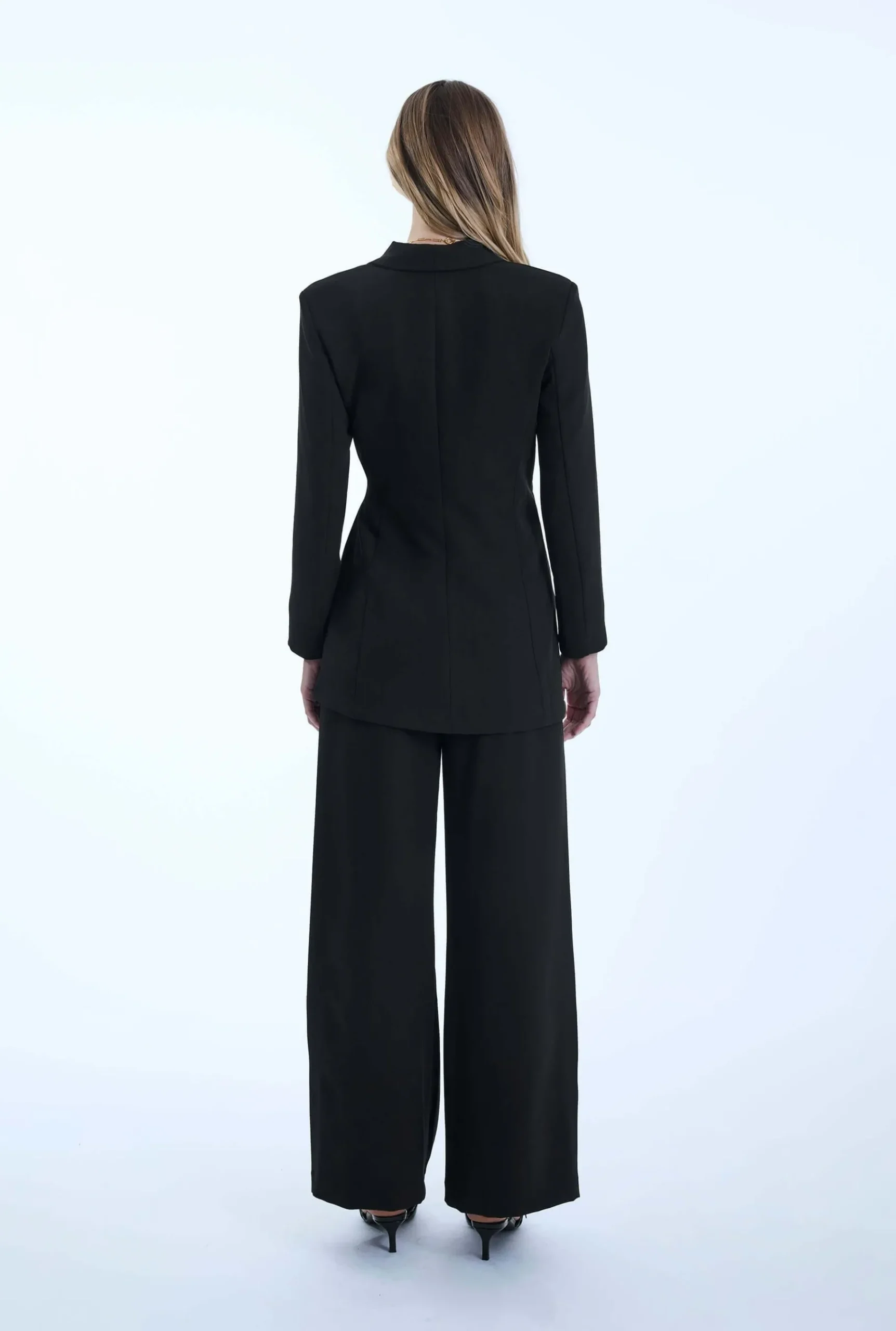 James Lakeland Side Black Sash Blazer
