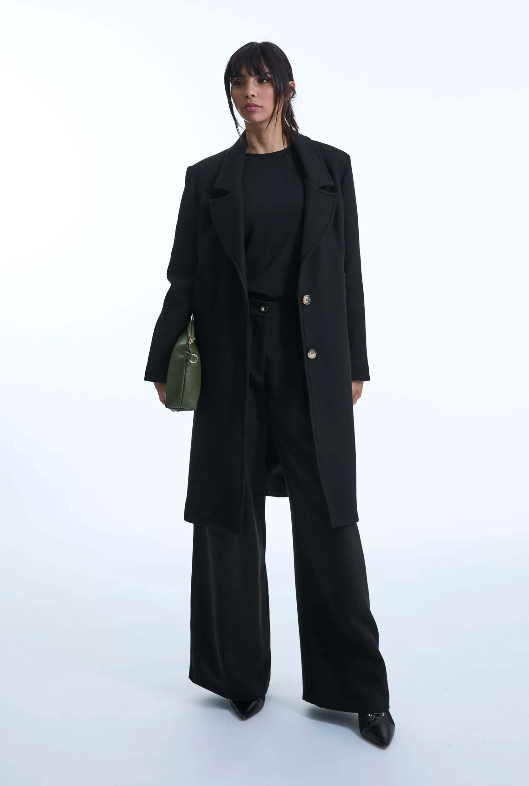 James Lakeland Tailored Black Coat
