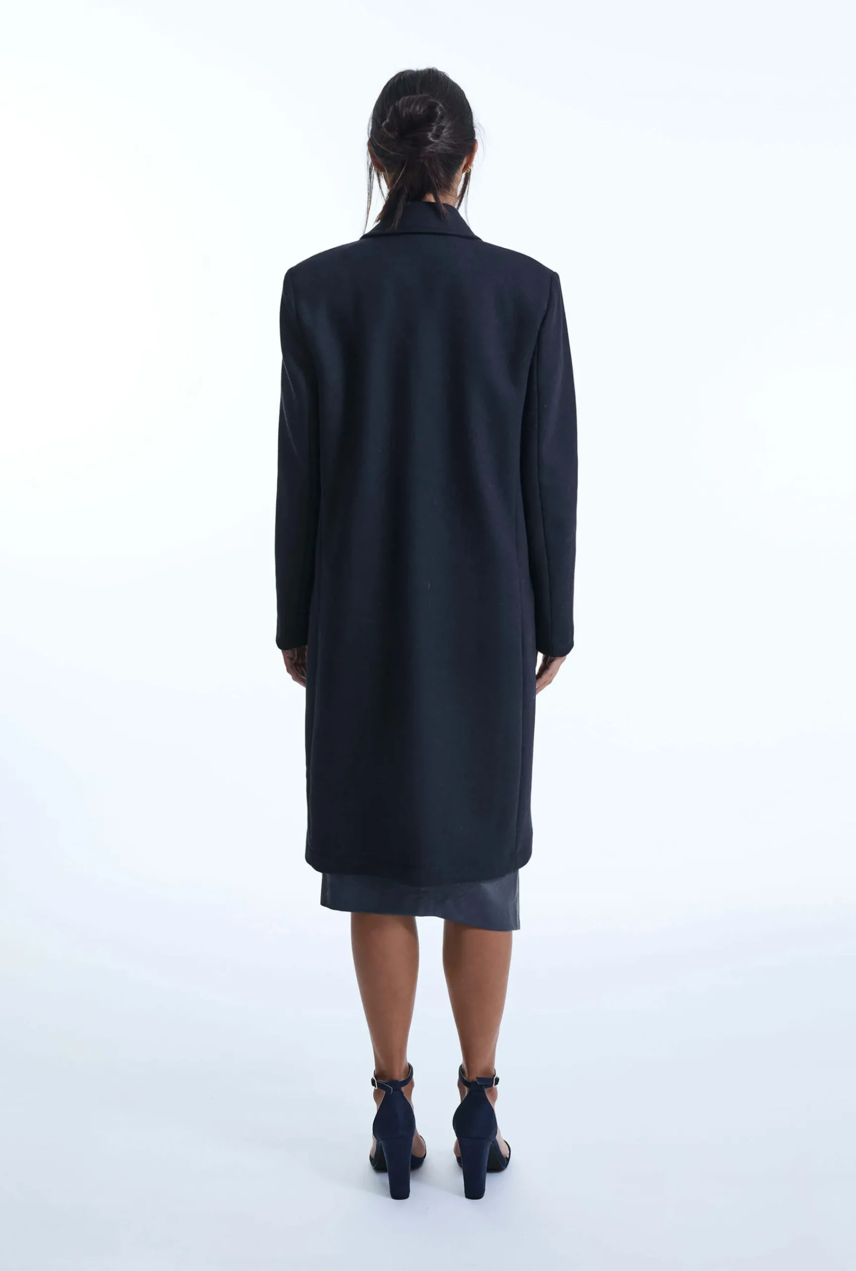 James Lakeland Tailored Navy Coat