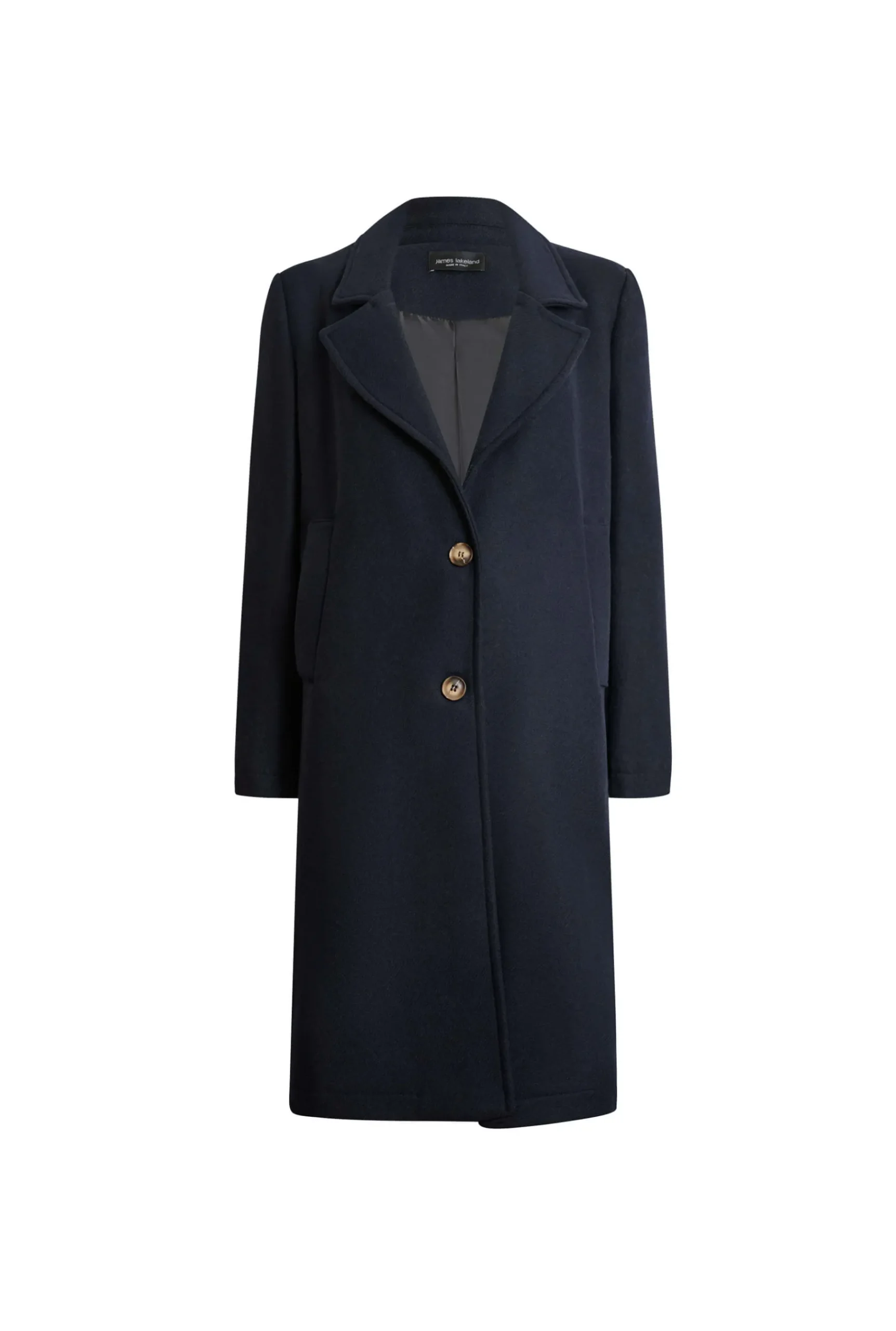 James Lakeland Tailored Navy Coat