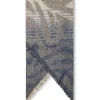 James Lakeland Tiger Print Navy Scarf