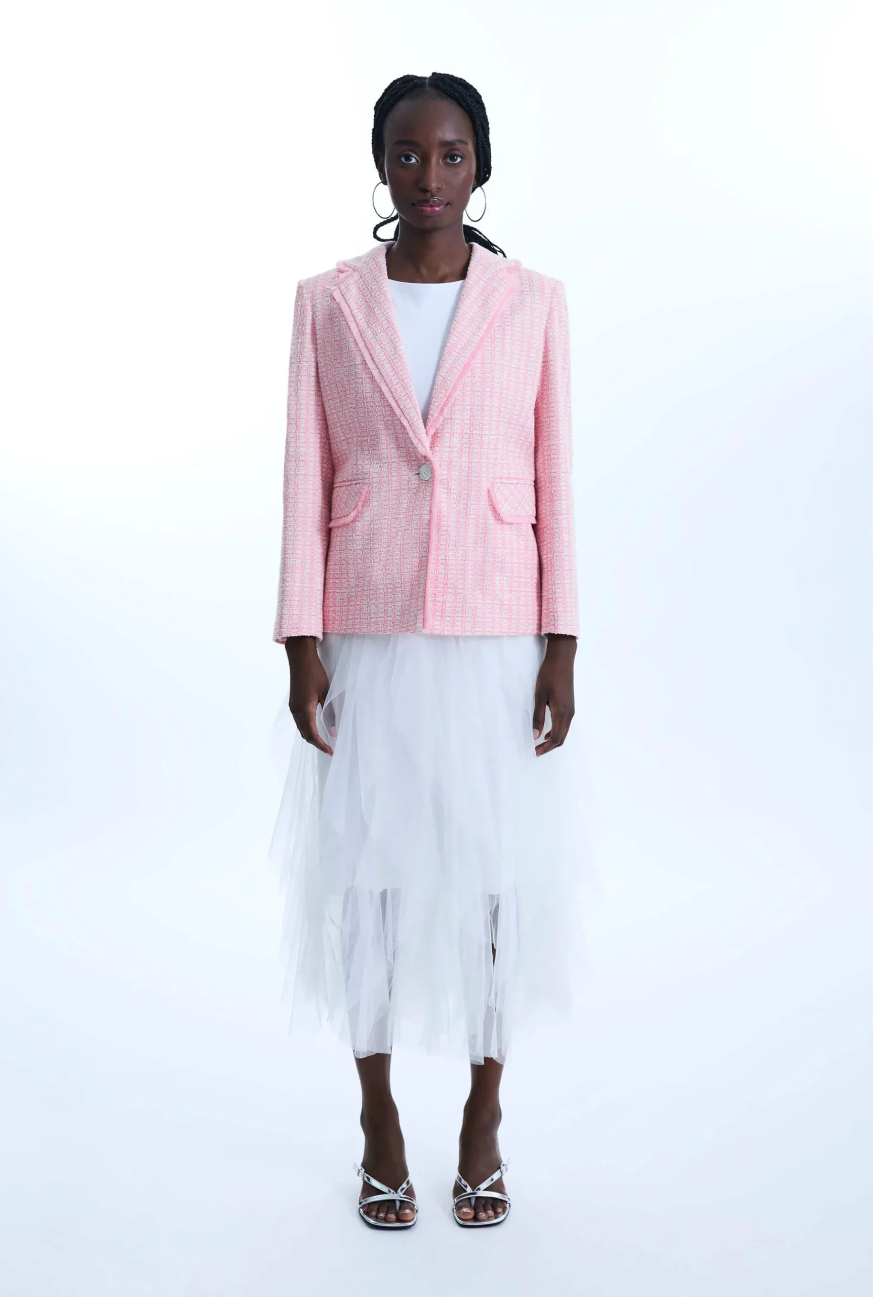 James Lakeland Tweed Button Blazer