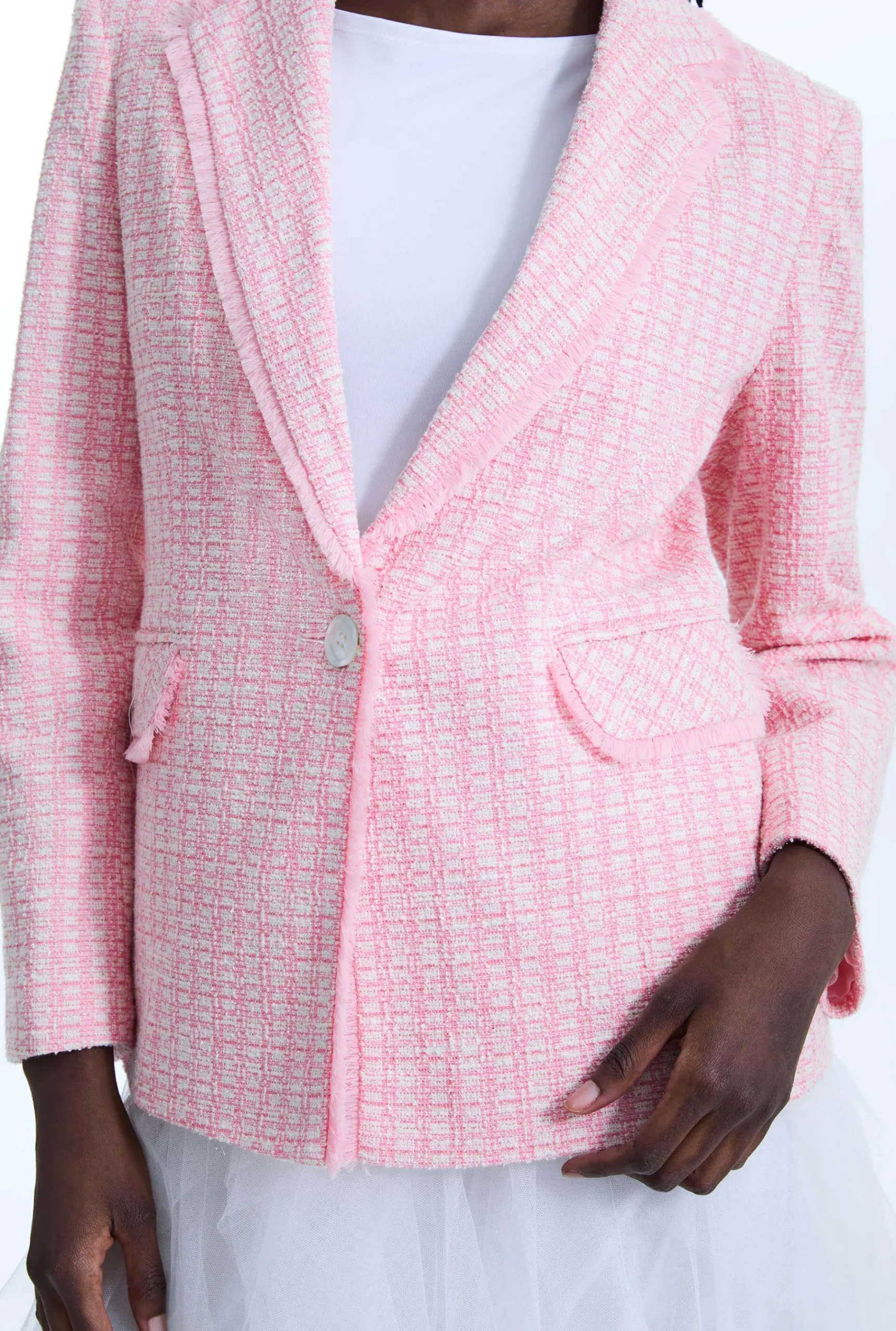 James Lakeland Tweed Button Blazer