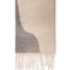 James Lakeland Wave Detail Grey Scarf