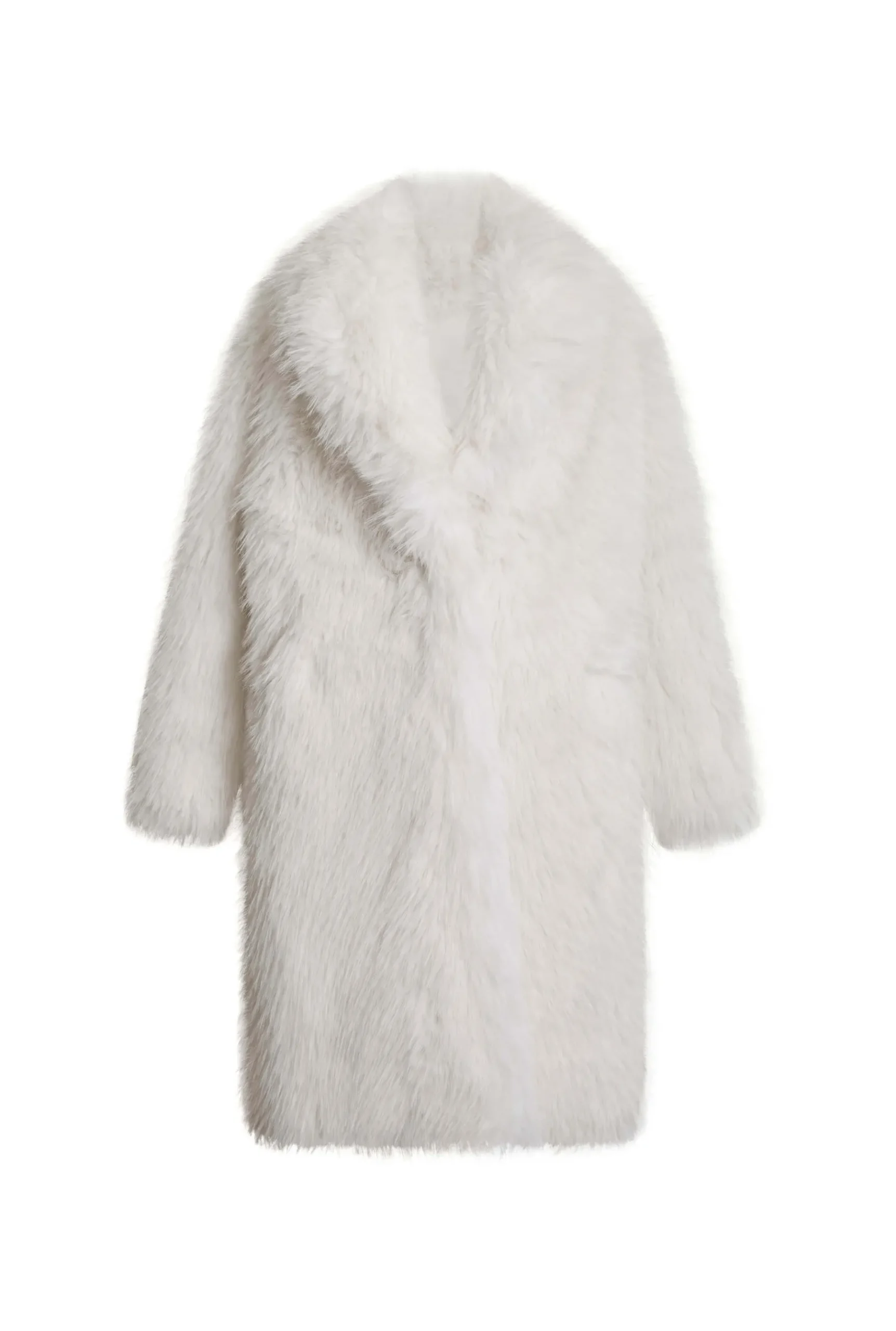 James Lakeland White Faux Fur Coat