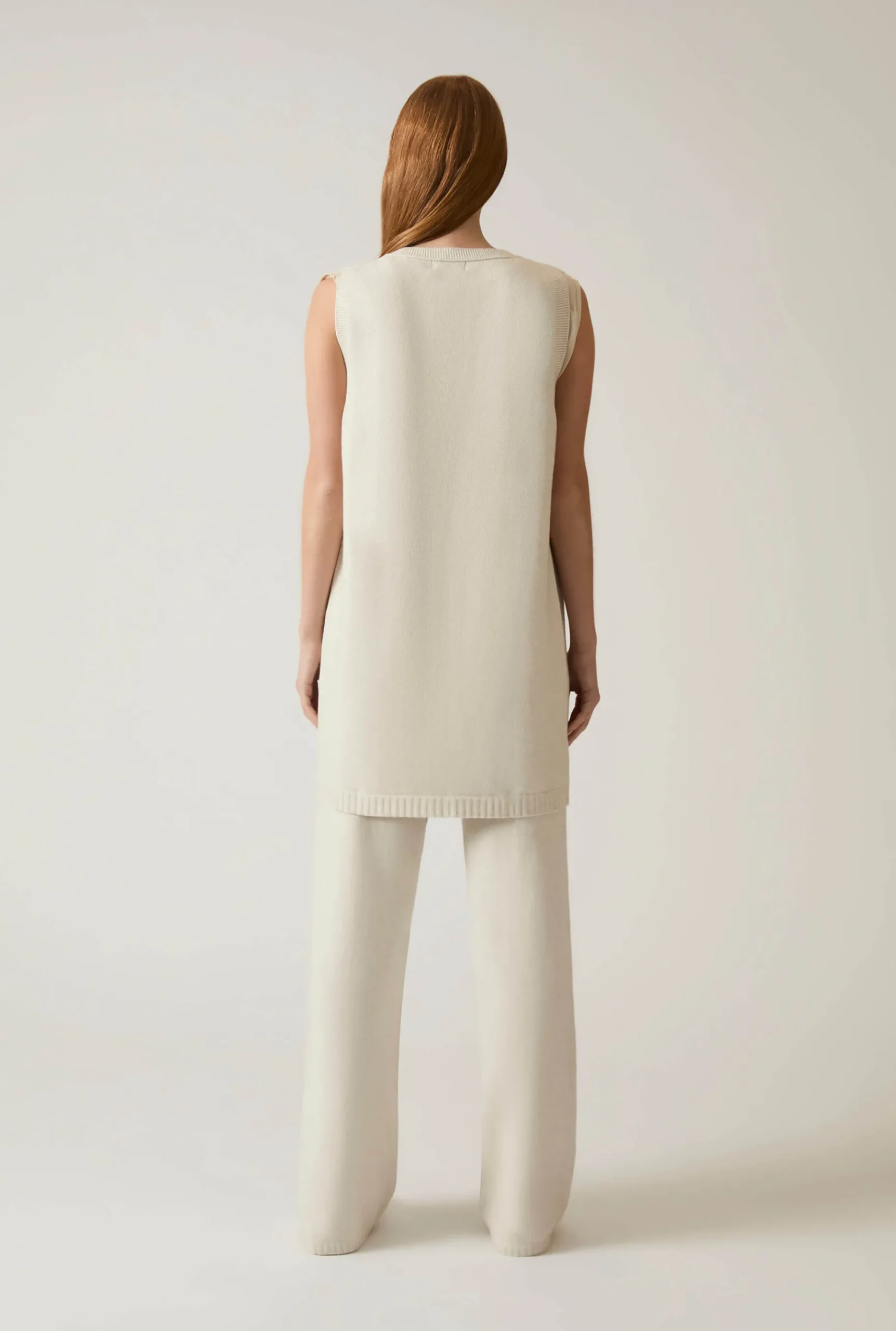 James Lakeland White Knitted Trousers